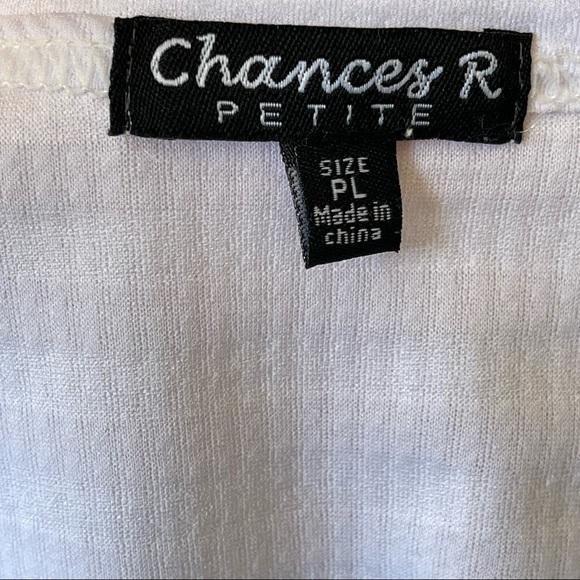 Chances R White Top size PL - Picture 14 of 16